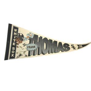 Vtg Frank Thomas #35 White Sox Pennant MLB Memorabilia Baseball Mancave
